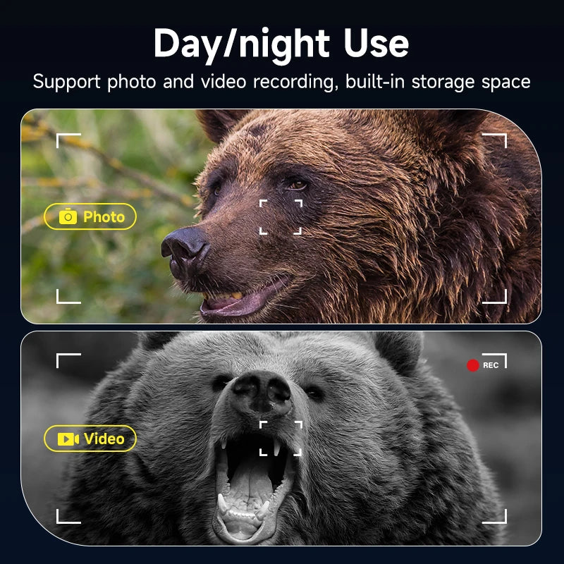 4K HD Night Vision Goggles Binoculars 10X Zoom Infrared 5000mAh Digital Telescope Camera 800M for Outdoor Hunting Camping Tools