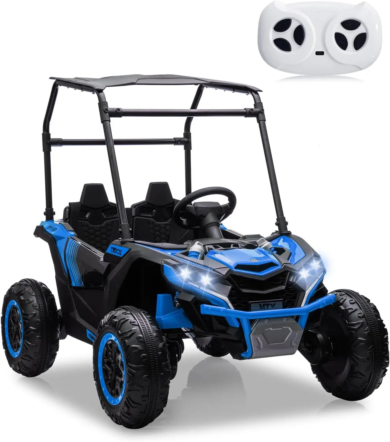24V Ride on Cars for Kids,Kids Electric Vehicles UTV with Remote Control, Safety Belt, Horn,Music, and Lights, 3 Speeds