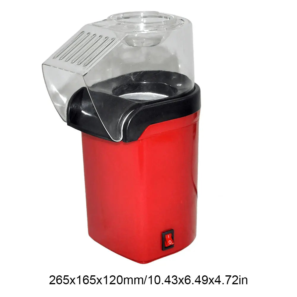 1200W Popcorn Machine High Popping Rate Hot Air Popcorn Popper Fast Electric Hot Air Popcorn Maker for Home