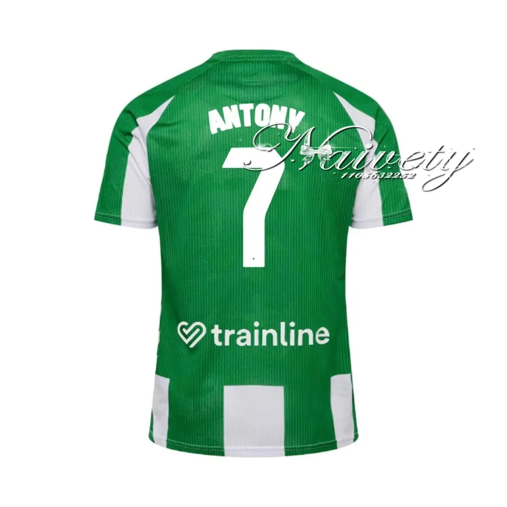 Anthony No.7 25-26 Home Fan JerseyT-shirt3D Printed ShortSleeved SportsSweat Absorbing Quick DryingT-shirt forAdults andChildren