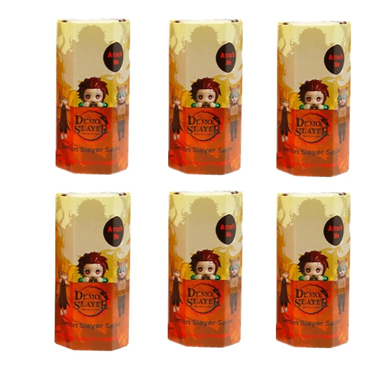 New 12-piece set Sonneess Angel Anime Demon Slayer Blind Box Handmade Anime Cartoon Doll Car Desktop Computer Screen Ornaments