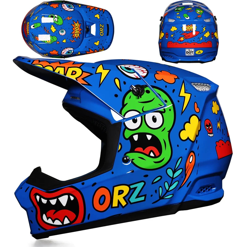 Motorcycle Helmet Professional Motocross Off Road Helm Children Off-road Casque Capacete De Motocicleta