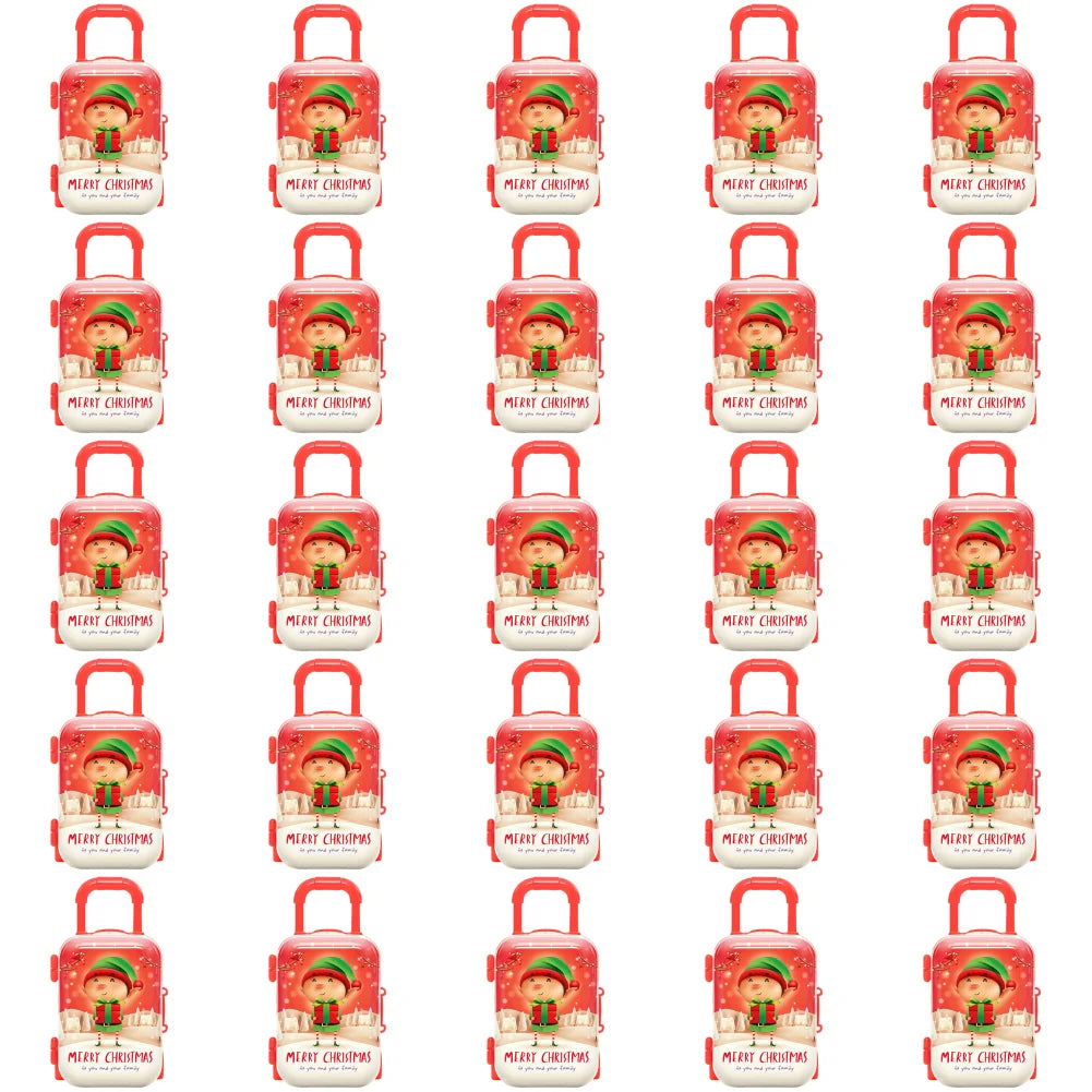 1/2/4/6pcs Christmas Socks Red Candy Boots Holiday Gift Bags Christmas Trees Santa Claus Boots for Fireplace