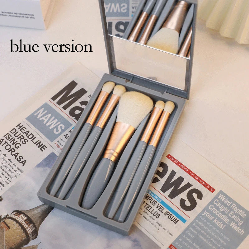 14pcs Silver Makeup Brushes Set Powder Grey Blush Concealer Foundation Eyeshadow Eyeliner Eye Cosmetics Face Beauty Tools