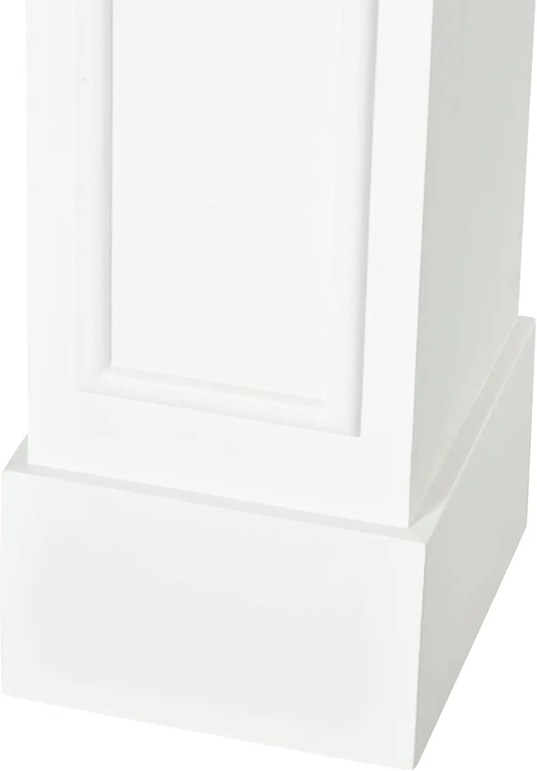 Modern Fireplace Mantel, Surround Mantels for Fireplace with Decorative Pattern Interior Width 29" White