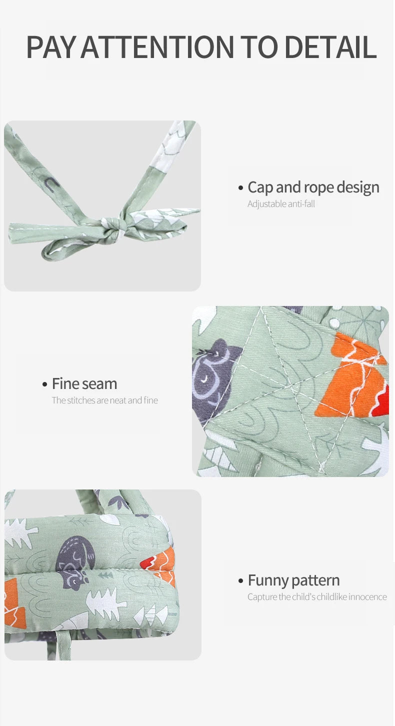 Baby head pillow anti-fall device Head protective pad summer anti-bump head learning to walk baby four seasons toddler hat