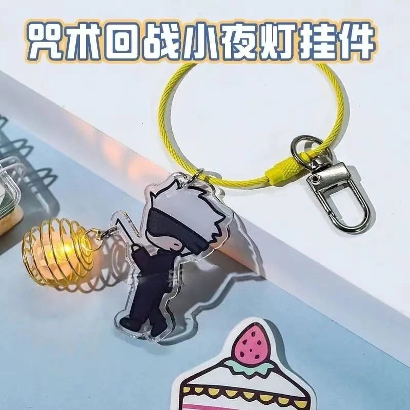 Jujutsu Kaisen Gojo Satoru Geto Suguru anime peripheral creative Q version acrylic lantern key chain hanging chain decoration