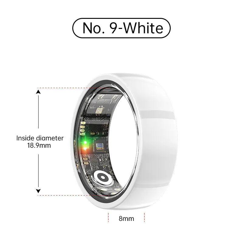 Smart Ring Bluetooth 5.1 Sleep Camera Remote Control Multiple Exercise Modes Wearable Fitness Ring