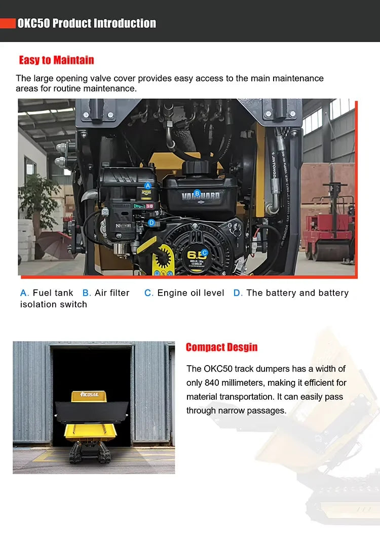 1200KG engineering 360 degree tilt transport dump truck 2025 new model multi-scene use source factory cost price direct sales