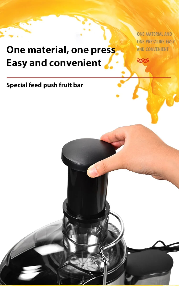 800W Centrifugal Electric Juicer Machine With 3inch Big Mouth Fruits And Vegetable Juice Extractor 2 Speeds Mixer Blender
