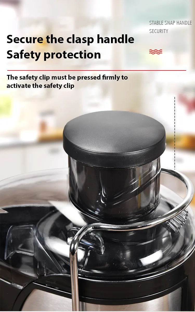 800W Centrifugal Electric Juicer Machine With 3inch Big Mouth Fruits And Vegetable Juice Extractor 2 Speeds Mixer Blender