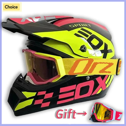 Motorcycle Helmet Professional Motocross Off Road Gift Goggles protective Helm Children Off-road Casque Capacete De Motocicleta