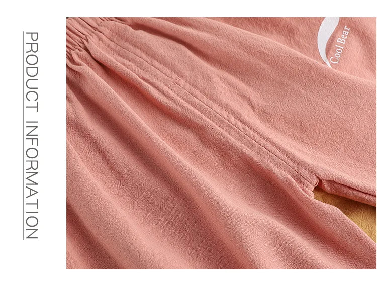 1 2 3 4 5 Years New Children's Anit-mosquito Pants Summer Baby Air Conditioning Bloomers Boys and Girls Cotton and Linen Pants