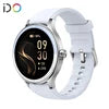 2025 Women's 1.27inch TFT Smart Watch with BT Calling Stress Blood Oxygen Monitor Message Reminder AI Voice Silicone Band