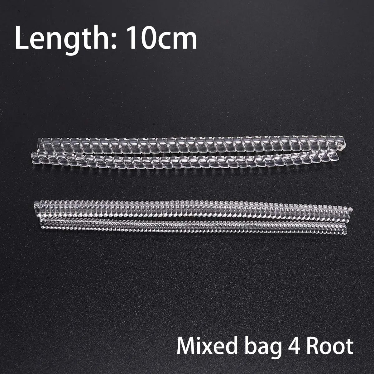 4pcs/lot Transparent Spiral Based Ring Tools Spring Coil Ring Size Adjuster Guard Tightener Reducer Resizing Tool For Jewelry