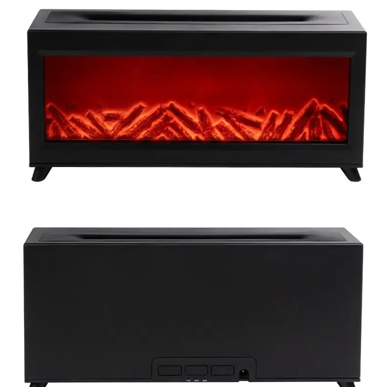 Wholesale Winter New Home Mini Humidifier With Remote Control Portable Scent Essential Oil Aroma Diffuser Stove Flame Diffuser