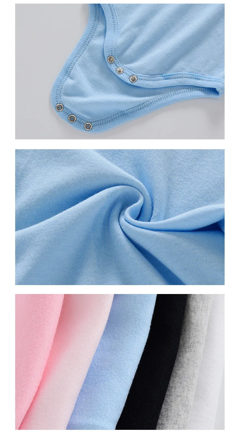 3PCS/Lot Baby Clothes Boy/Girl Baby Bodysuit Summer Clothes Solid Color Romper Soft Cotton Jumpsuit For Newborns Clothing 2021