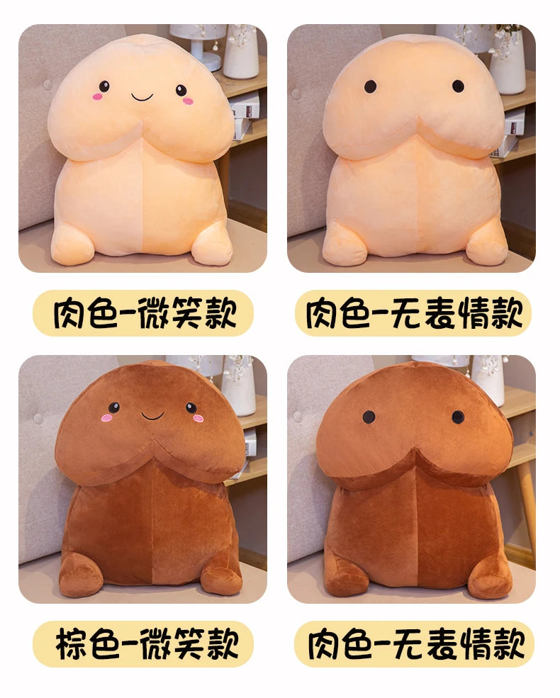 1pc 50CM Cute Penis Plush Toy Pillow Sexy Soft Toy Stuffed Funny Cushion Simulation Lovely Christmas Gift for Girlfriend Lover