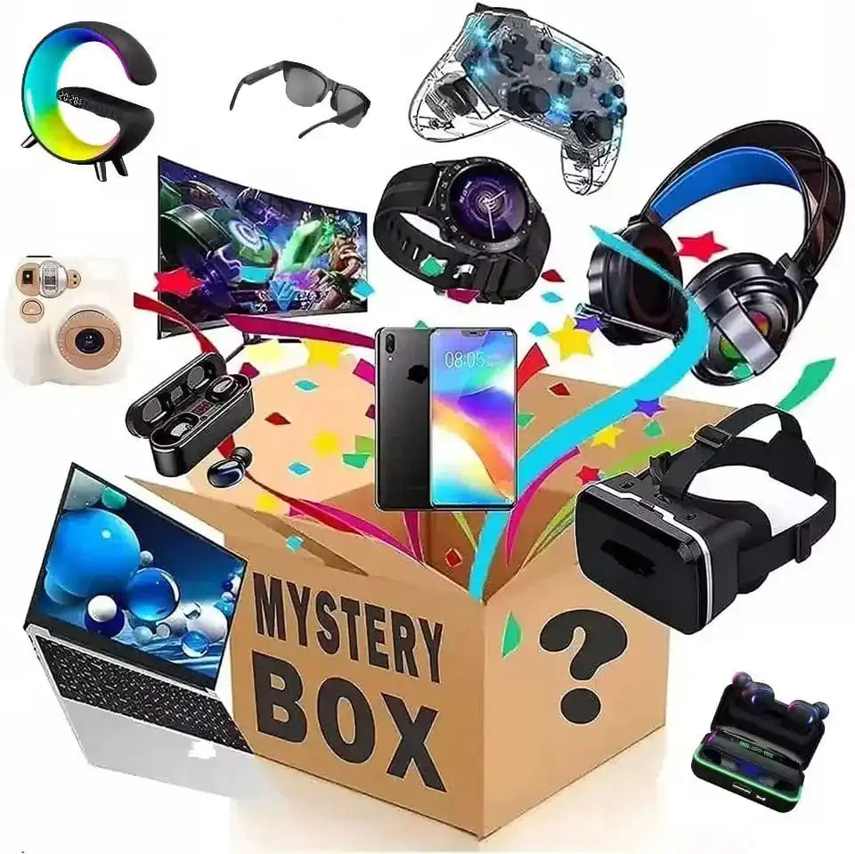2 Lucky Mystery Box Surprise 100% Surprising Good Reviews on Mysterious Electronic Gadgets Including Smartwatch With TFT Display