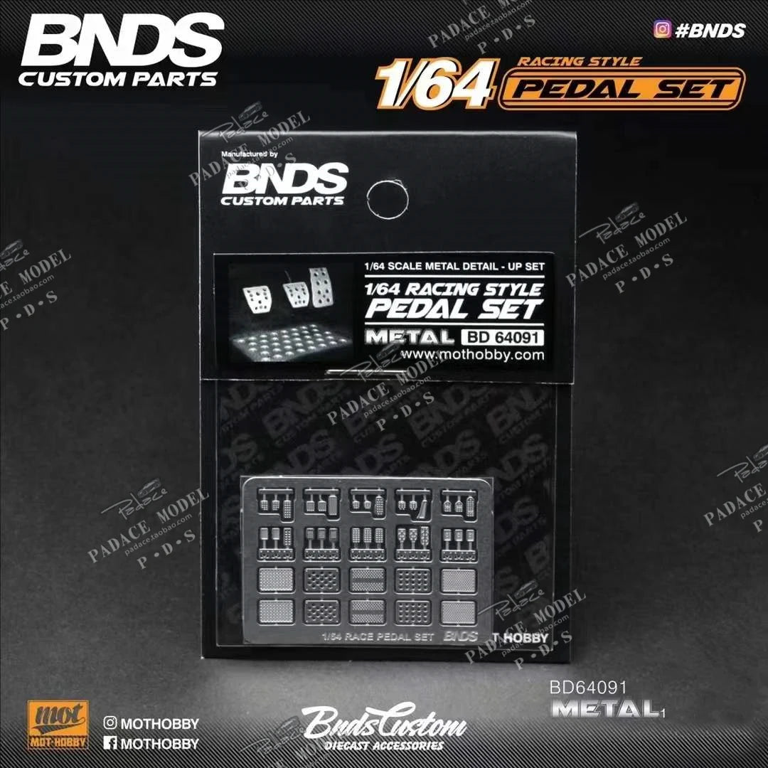 2022Y 1：64 BNDS Brake/Tow Hooks/Windshield Wipers/Pedal/Exhaust Pipe Muffler 1/64 Car Model 64032/64033/64047/64048/64090/64091