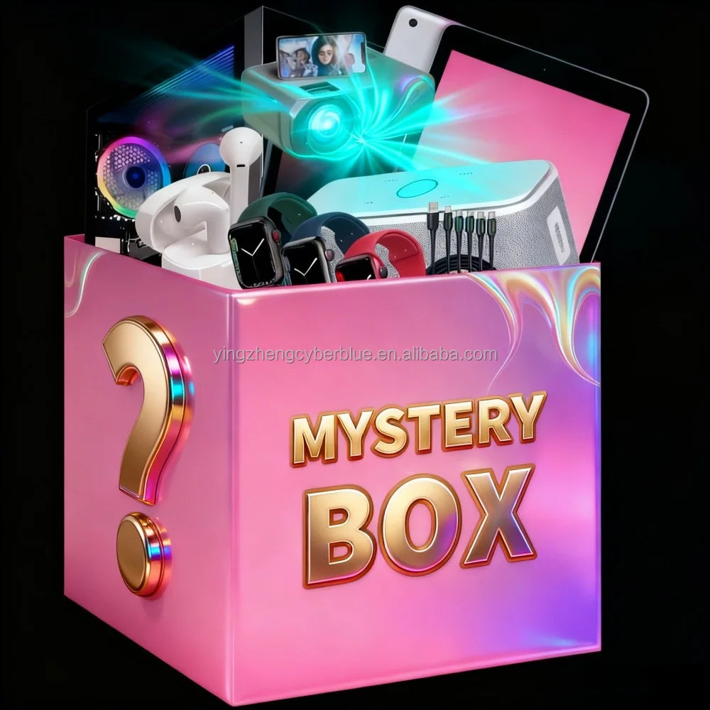 2 Lucky Mystery Box Surprise 100% Surprising Good Reviews on Mysterious Electronic Gadgets Including Smartwatch With TFT Display