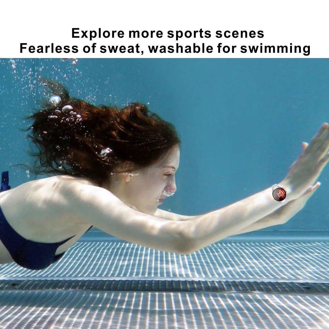 Watch 5 Mini Smartwatch 1.32 Inch Waterproof Swimming Password Lock Screen Compass Watch5mini Ladies Smart Watch for Women