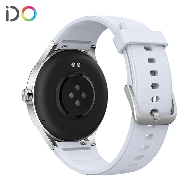 2025 Women's 1.27inch TFT Smart Watch with BT Calling Stress Blood Oxygen Monitor Message Reminder AI Voice Silicone Band