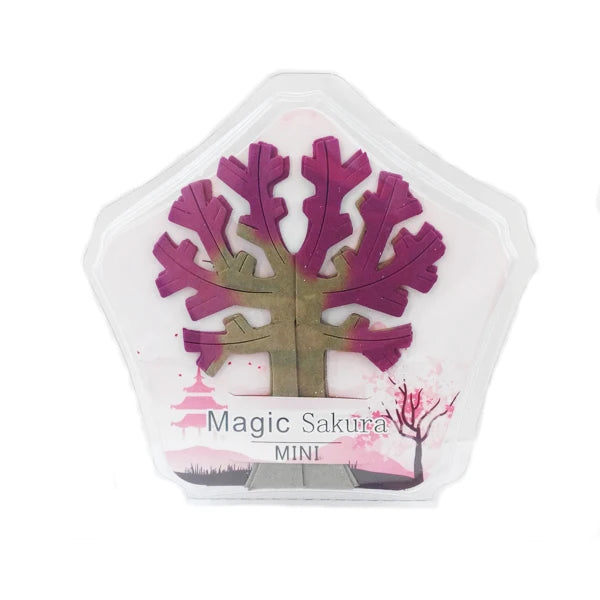 1 PCS 90mm Pink Magic Growing Paper Sakura Tree Magical Christmas Trees Desktop Cherry Blossom Educational Science Toys Funny
