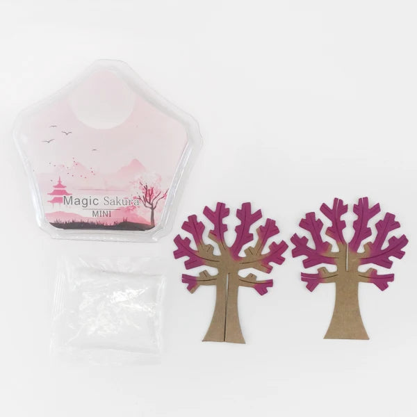 1 PCS 90mm Pink Magic Growing Paper Sakura Tree Magical Christmas Trees Desktop Cherry Blossom Educational Science Toys Funny