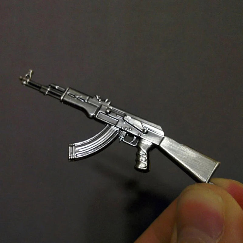 Novelty Counter Strike Gun AK47 Keychain Men Trinket Awp Rifle Sniper CS GO Saber Men's Bag Car Key Chain Jewelry Souvenirs Gift