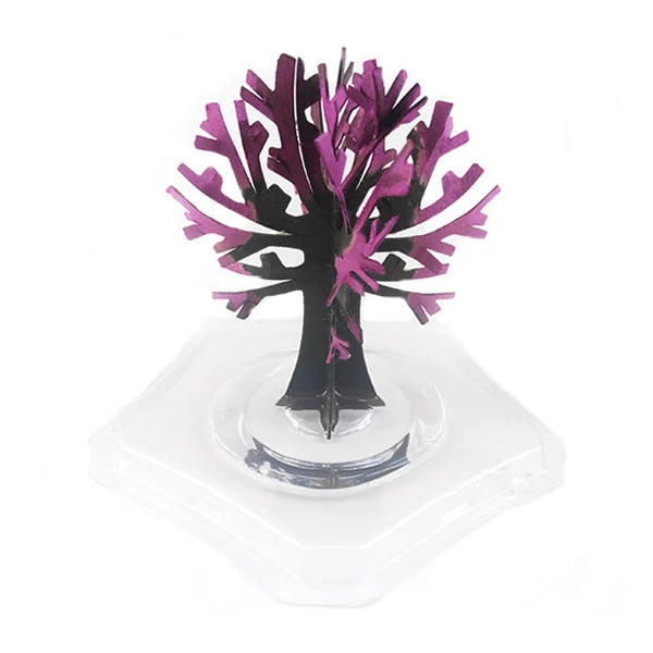 1 PCS 90mm Pink Magic Growing Paper Sakura Tree Magical Christmas Trees Desktop Cherry Blossom Educational Science Toys Funny