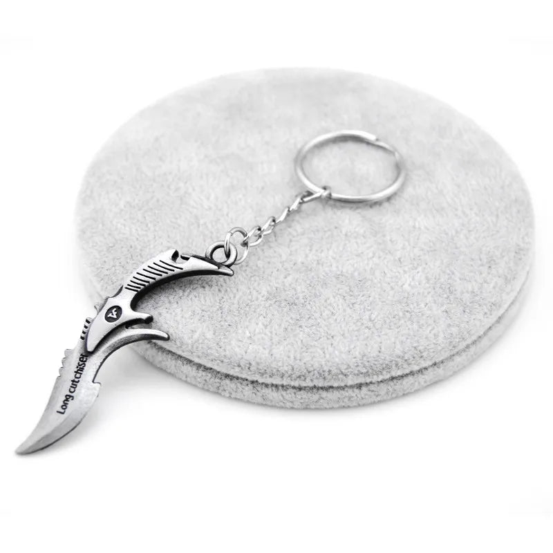 Novelty Counter Strike Gun AK47 Keychain Men Trinket Awp Rifle Sniper CS GO Saber Men's Bag Car Key Chain Jewelry Souvenirs Gift