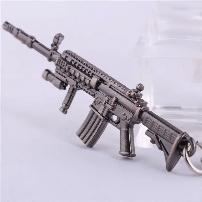 Novelty Counter Strike Gun AK47 Keychain Men Trinket Awp Rifle Sniper CS GO Saber Men's Bag Car Key Chain Jewelry Souvenirs Gift