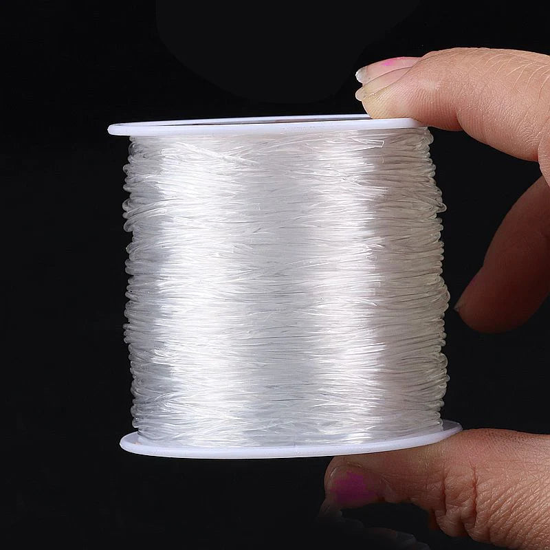 100m Strong Elastic Crystal Beading Thread Cord Jewelry Making Necklace Bracelet DIY Beads String Stretchable Thickness 0.5-1mm