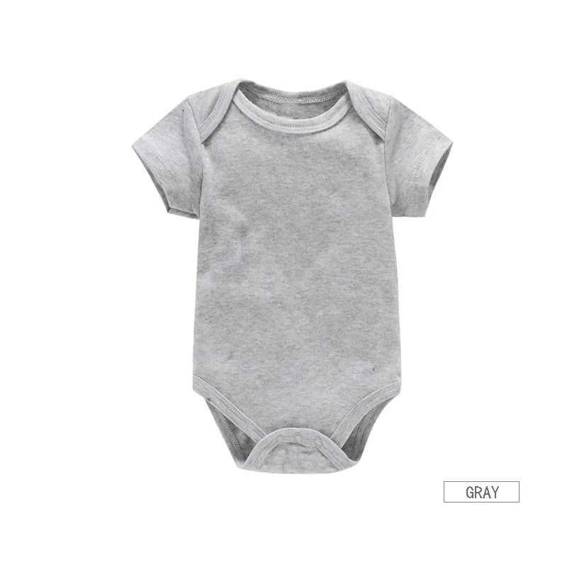 3PCS/Lot Baby Clothes Boy/Girl Baby Bodysuit Summer Clothes Solid Color Romper Soft Cotton Jumpsuit For Newborns Clothing 2021