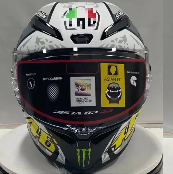 2025  LEAO A-G-V Full Face Motorcycle Helmet -Racing Helmet Lightweight Design with Visor Safety Certified