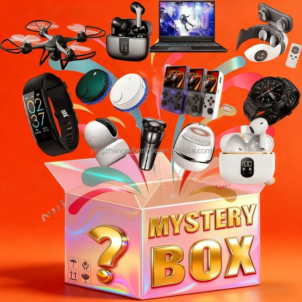 2 Lucky Mystery Box Surprise 100% Surprising Good Reviews on Mysterious Electronic Gadgets Including Smartwatch With TFT Display