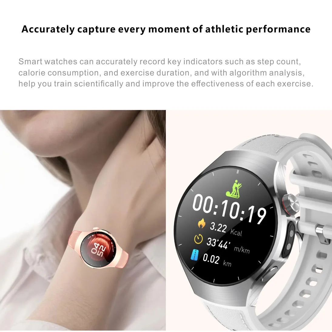 Watch 5 Mini Smartwatch 1.32 Inch Waterproof Swimming Password Lock Screen Compass Watch5mini Ladies Smart Watch for Women