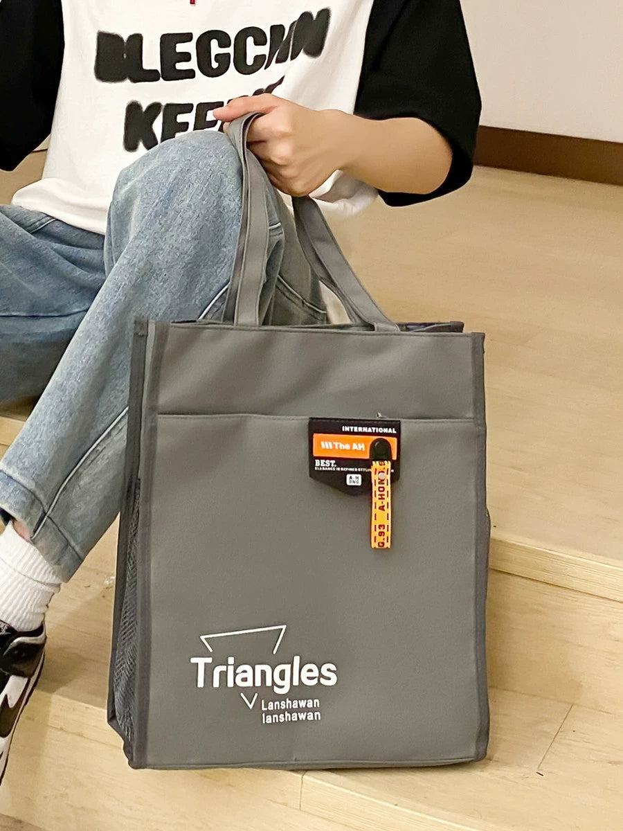 Men Casual Waterproof Oxford Cloth Large Capacity Handbag