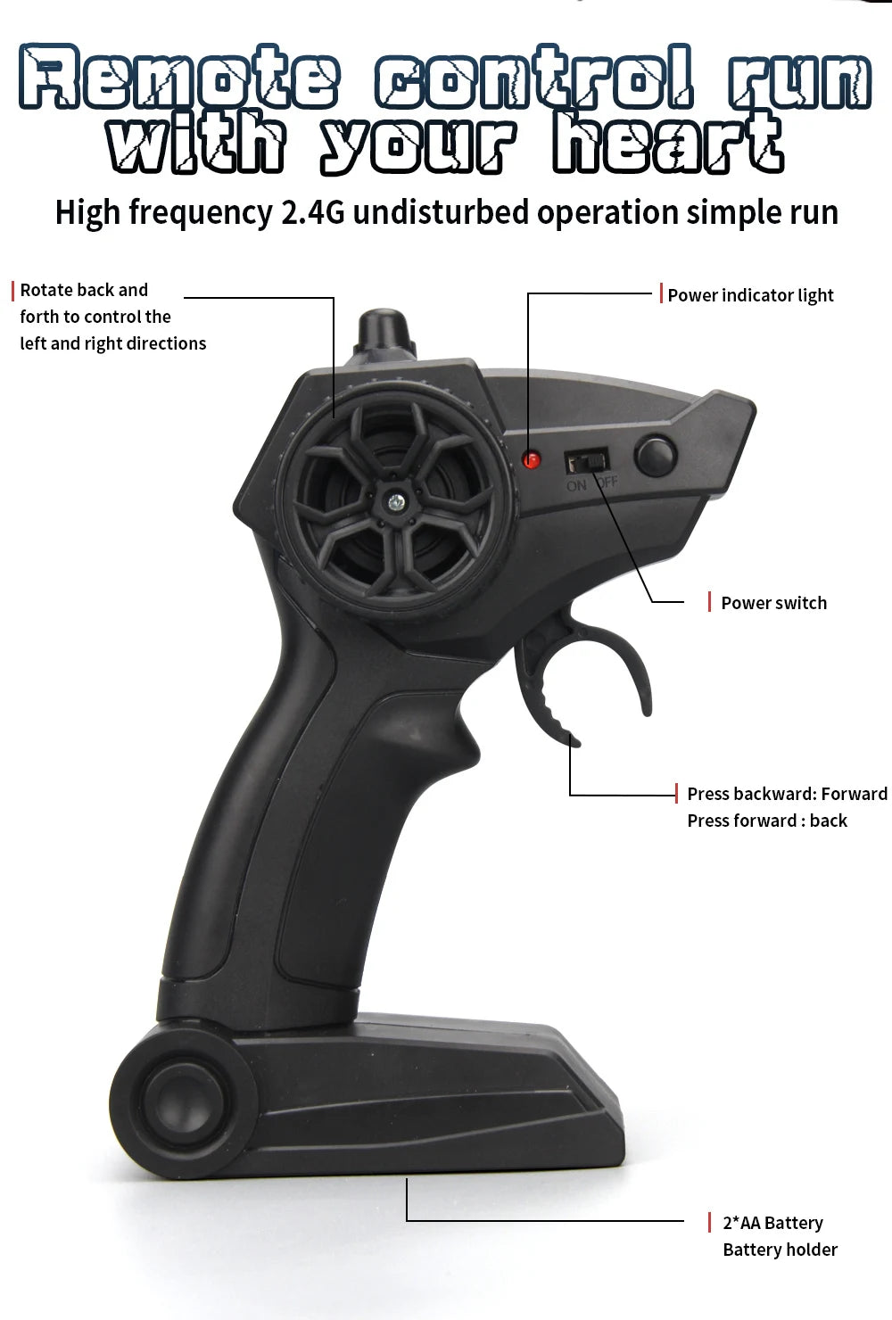 JJRC Q105 Q175 1:18 20 Km/h 2.4GHz Double Motors Drive With LED Light Off Road Remote Control Cars Drift Monster Truck Toys