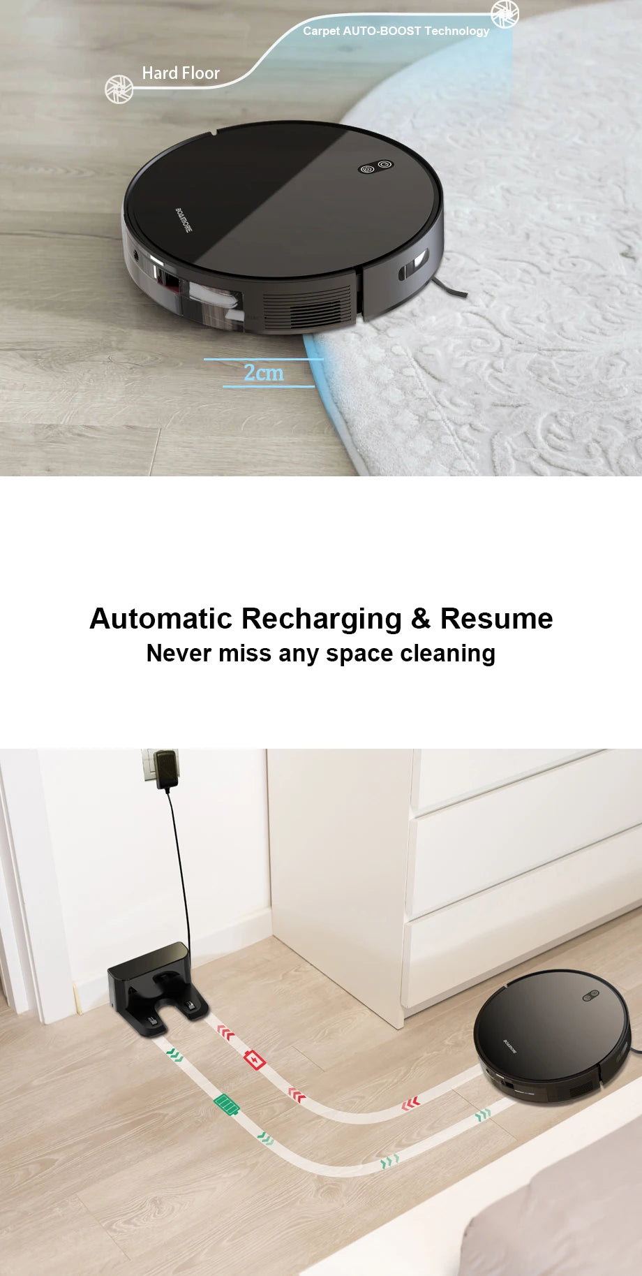 Robot Vacuum Cleaner Combo Mop,3500PA Suction Robotic,WiFi/Voice Control,Auto-Recharge,Pet Hair For Home Vacuum Cleaning Robot