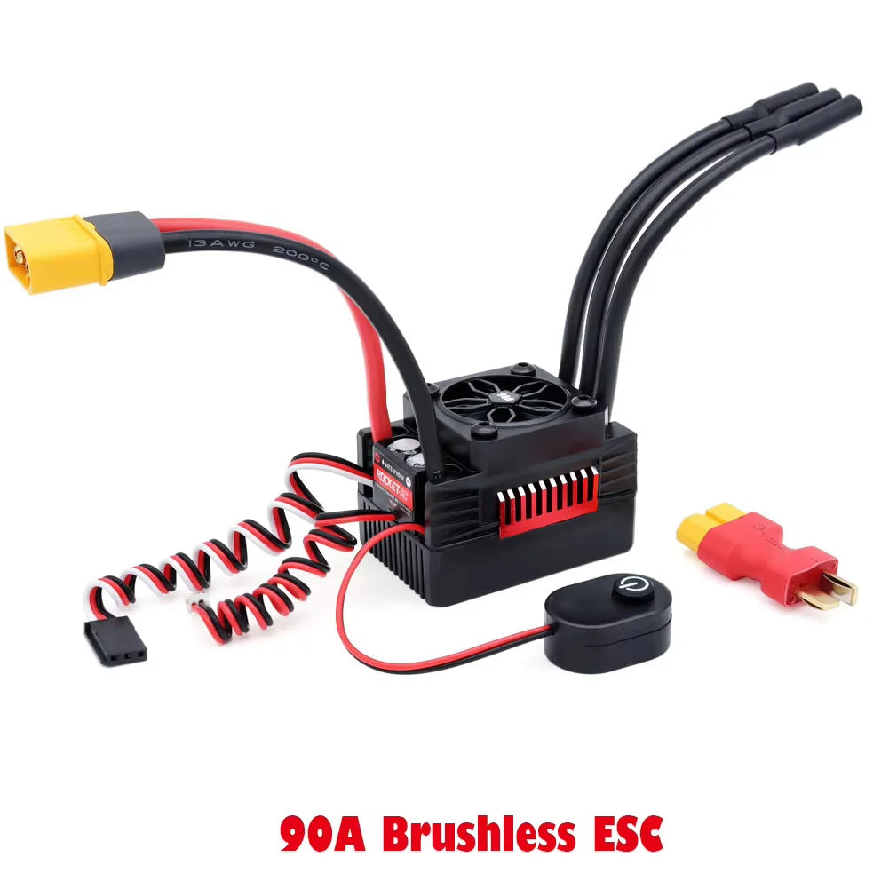 Surpass Hobby Surpasshobby Rocket V2 Supersonic 50A 60A 90A 110A 2-3S Waterproof Brushless ESC 5.8V/5A BEC For 1:10 RC Car Truck