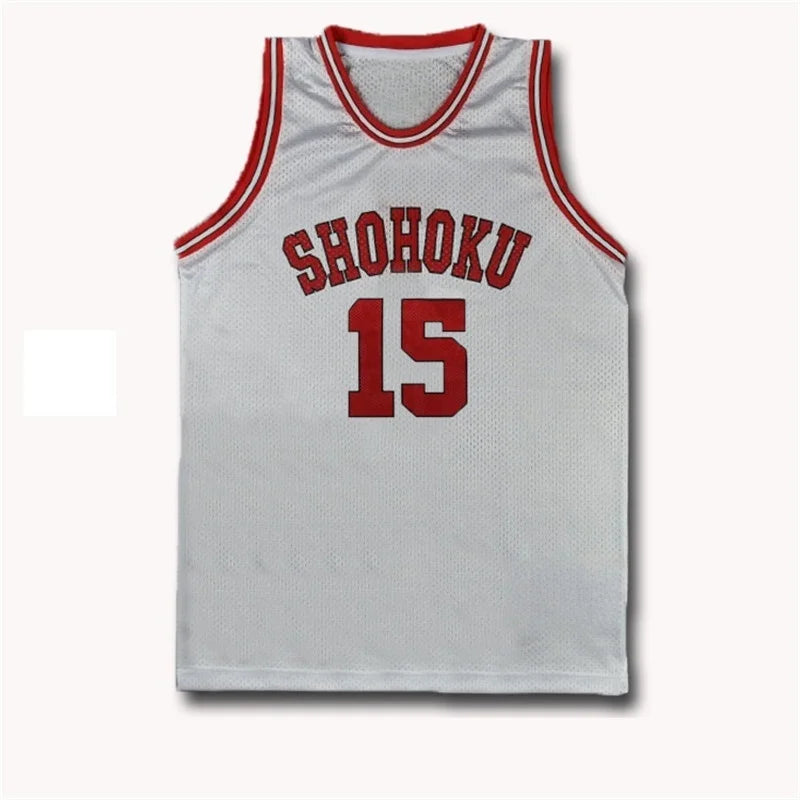 Shohoku School Basketball Team Jersey Anime Sakuragi Hanamichi Rukawa Cosplay Slam Dunk Jersey QUICKY DRYING Sportswear Package
