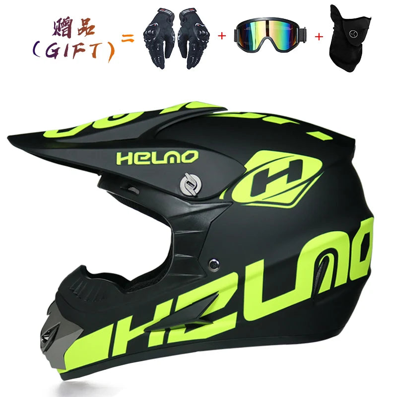 Sturen 3 Stuks Gift Flip Up Motorhelm Kinderen motocross Off Road Helm ATV Dirt bike Downhill MTB DH racing helm.