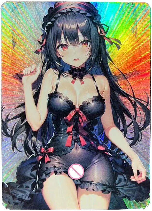 Anime Goddess Story DIY ACG Kamisato Ayaka Beelzebul Barbatos Sexy Boy Games Toys Collectible Cards Christmas Birthday Gifts