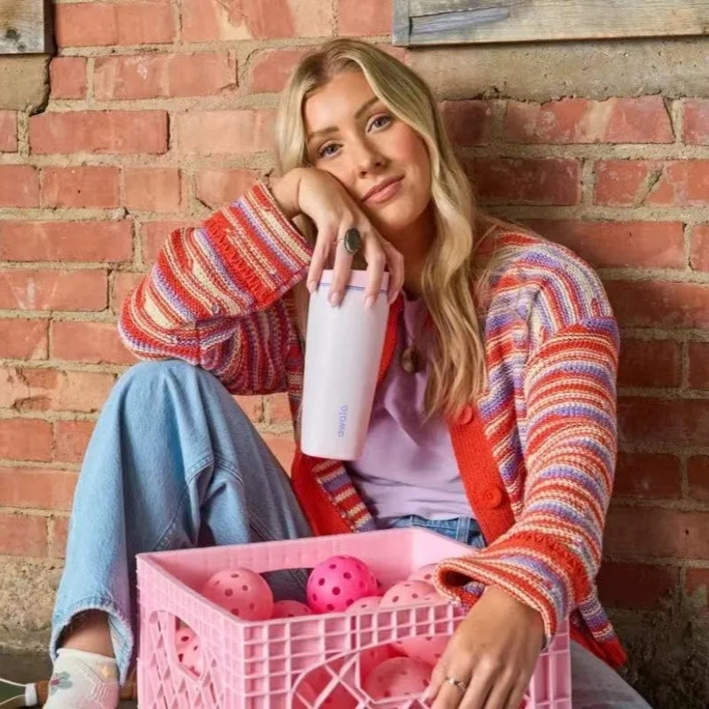 12/20oz Stainless Steel Vacuum Cup Coffee Cup Simple Fashion Men's & Women's Coffee Cup Outdoor Sports Portable Cup Couples Mugs