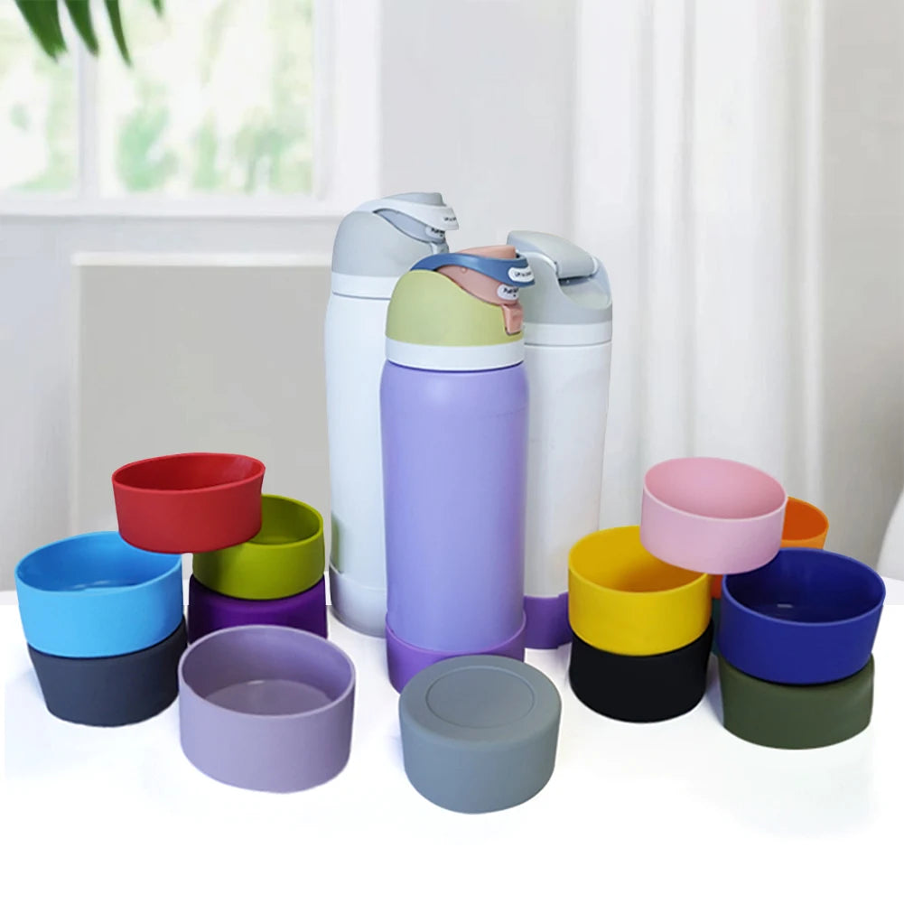 8.5CM Silicone Cover Water Bottle Boot Anti-Slip Bottom Cover Bottom Protector Protective Bottom Base for 32oz Water Bottle