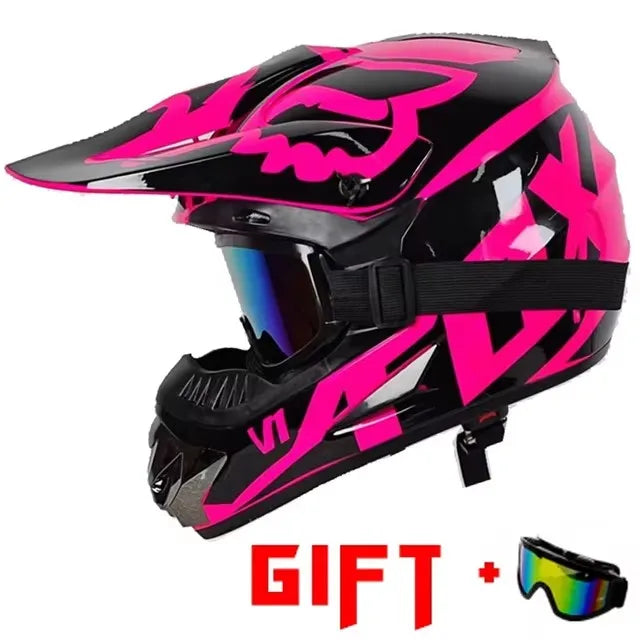 Motorcycle Child Full Helmet Children Helmets Motocross Off-road Casco Moto Off-road Protective Cycling Casque For Motobike Men