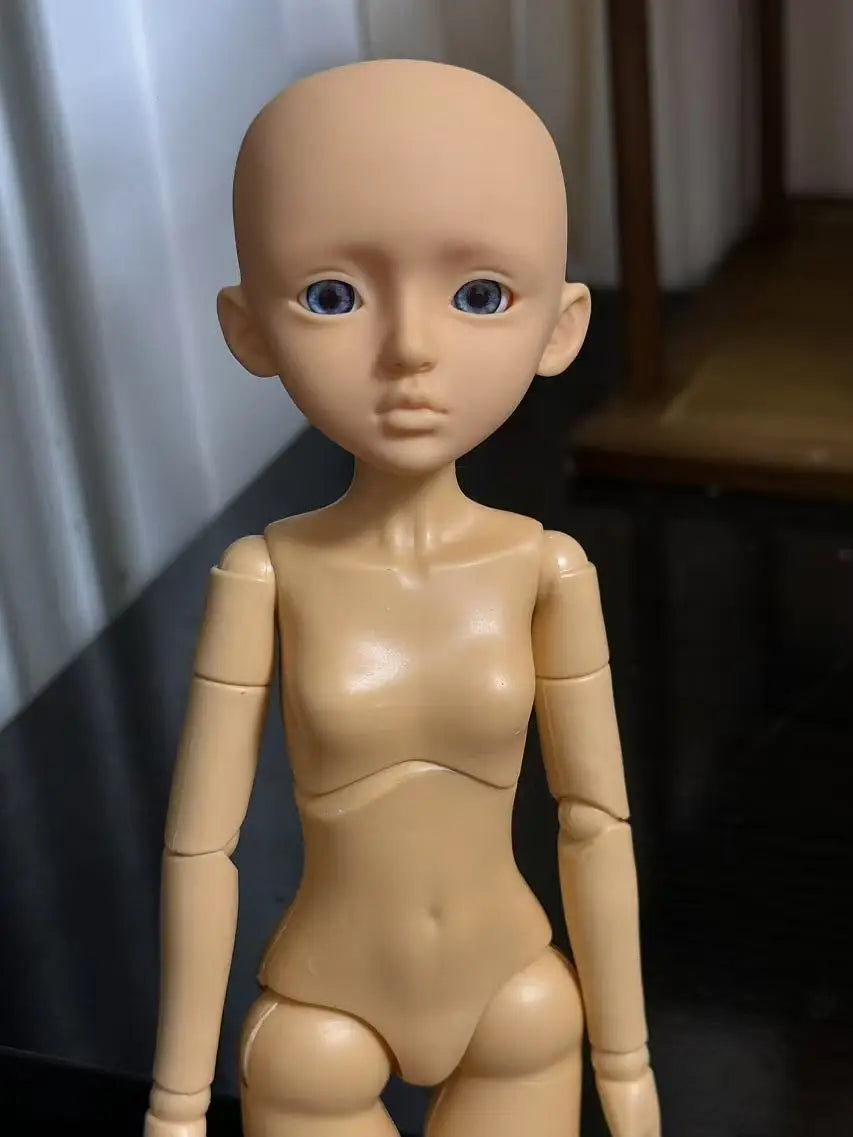 30cm Handmade Makeup Doll Head 1/6 BJD Doll Handmade DIY Sweet Girl Toy Birthday Surprise Christmas Gift