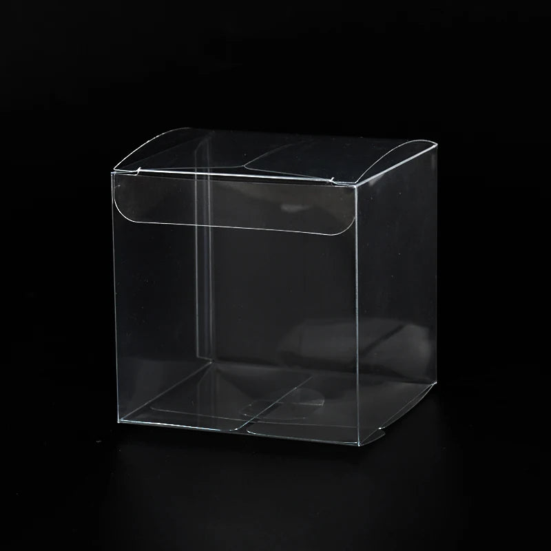 20/50PCs Clear Gift Box Cupcake Dessert Cookie Candy Boxes Wedding Birthday Party Supplies Baby Shower Christmas Gift Packaging